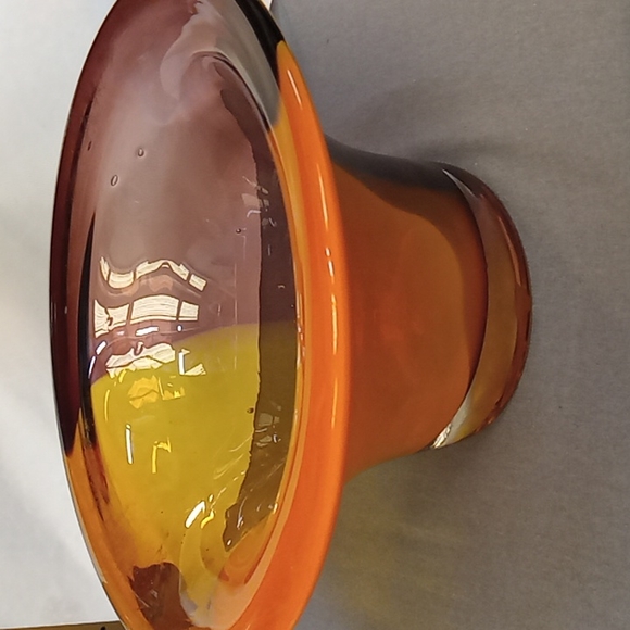 Leerdam Glass Vase by Artist Hessen for Rahobank - Picture 2 of 4